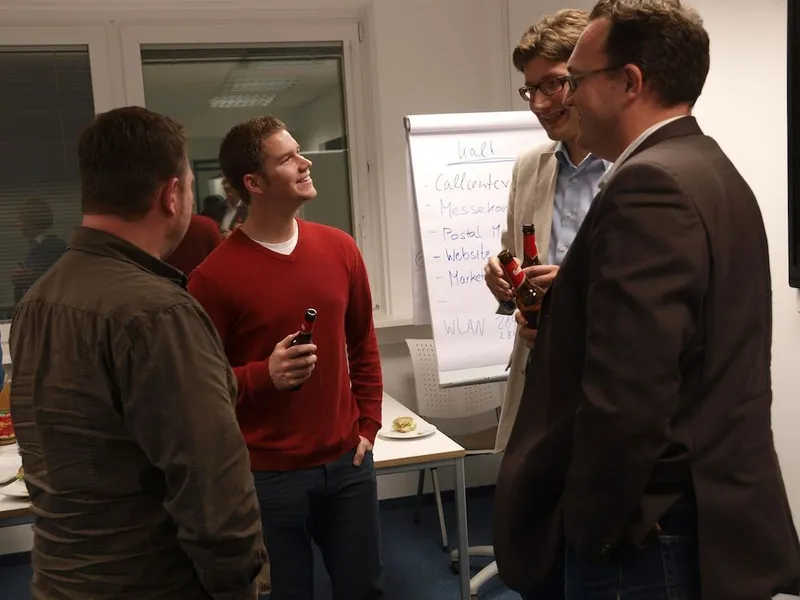 Axel im Kreise der Workshopteilnehmer.