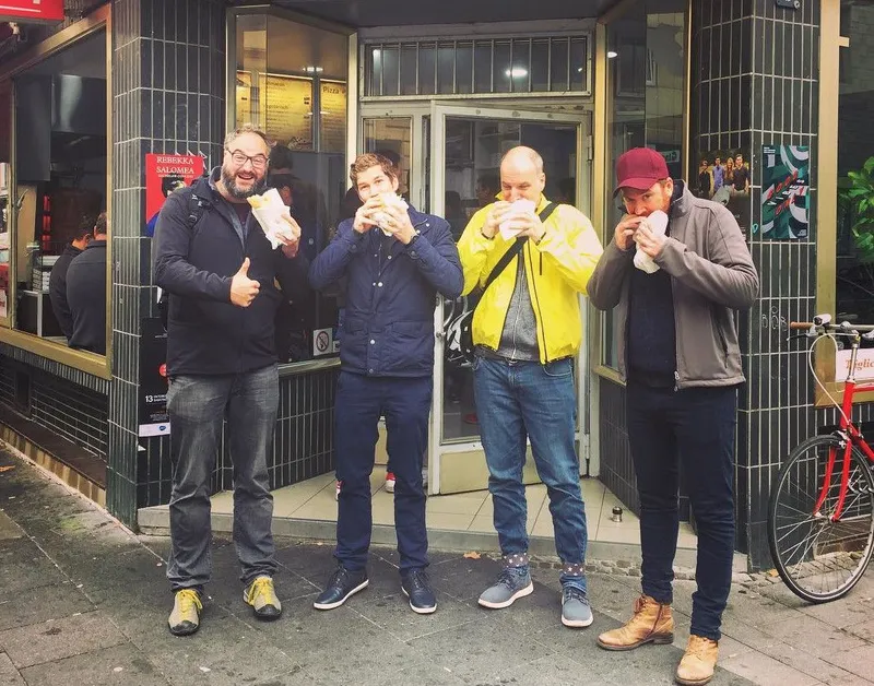 Axel, Arne, Joachim und Jan beim Onboarding.
